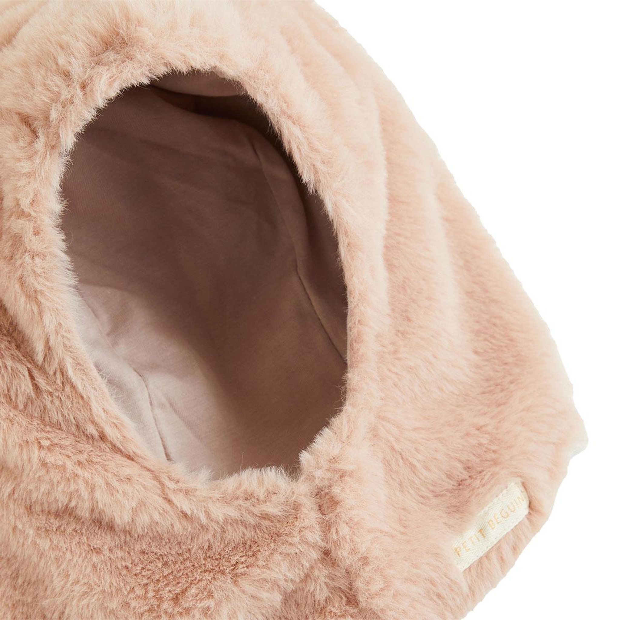 Voir la diapositive 3 : PETIT BEGUIN Cagoule bébé en fausse fourrure Laponie