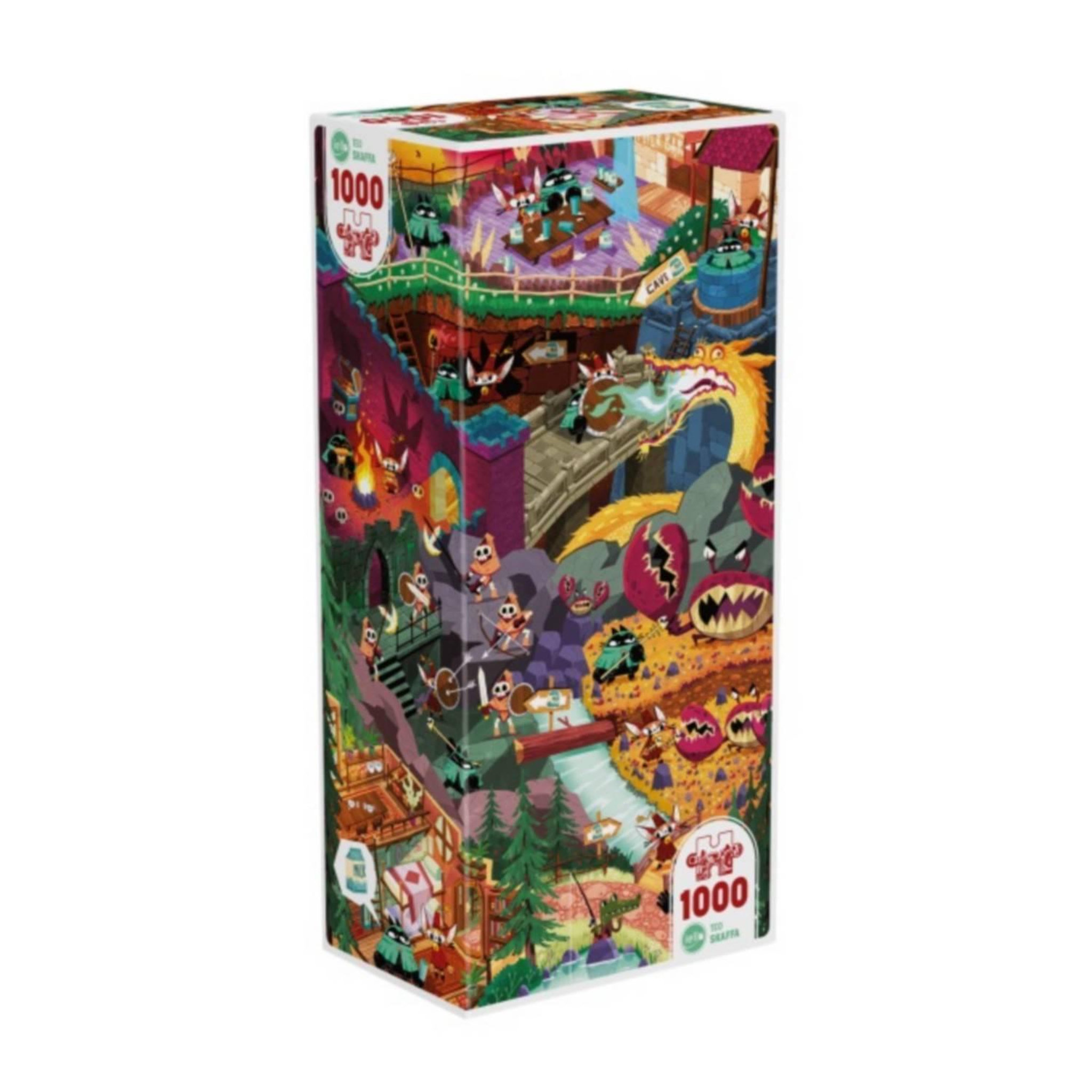 Voir la diapositive 2 : Iello Puzzle 1000 pièces : barre de lait