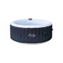 Voir la diapositive 1 : Clever Spa gonflable 6 places rond - CleverSpa modèle Turin - Diamètre : 208 cm - Filtre et bâche inclus