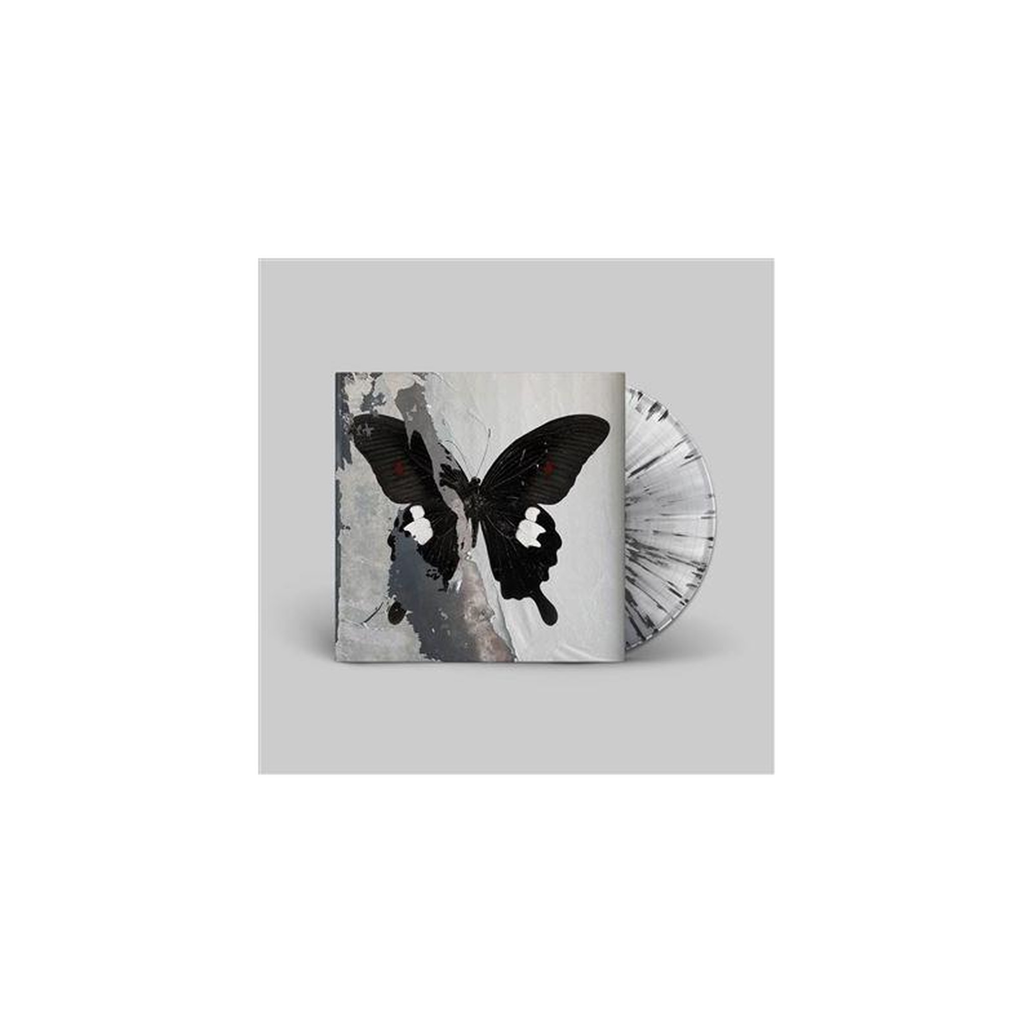 Death cult paradise now vinyle lp crystal clear à éclats noir et blanc moucheté