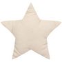 Voir la diapositive 2 : Atmosphera Kids Coussin Enfant  Berlingot Étoile  40x40cm Beige