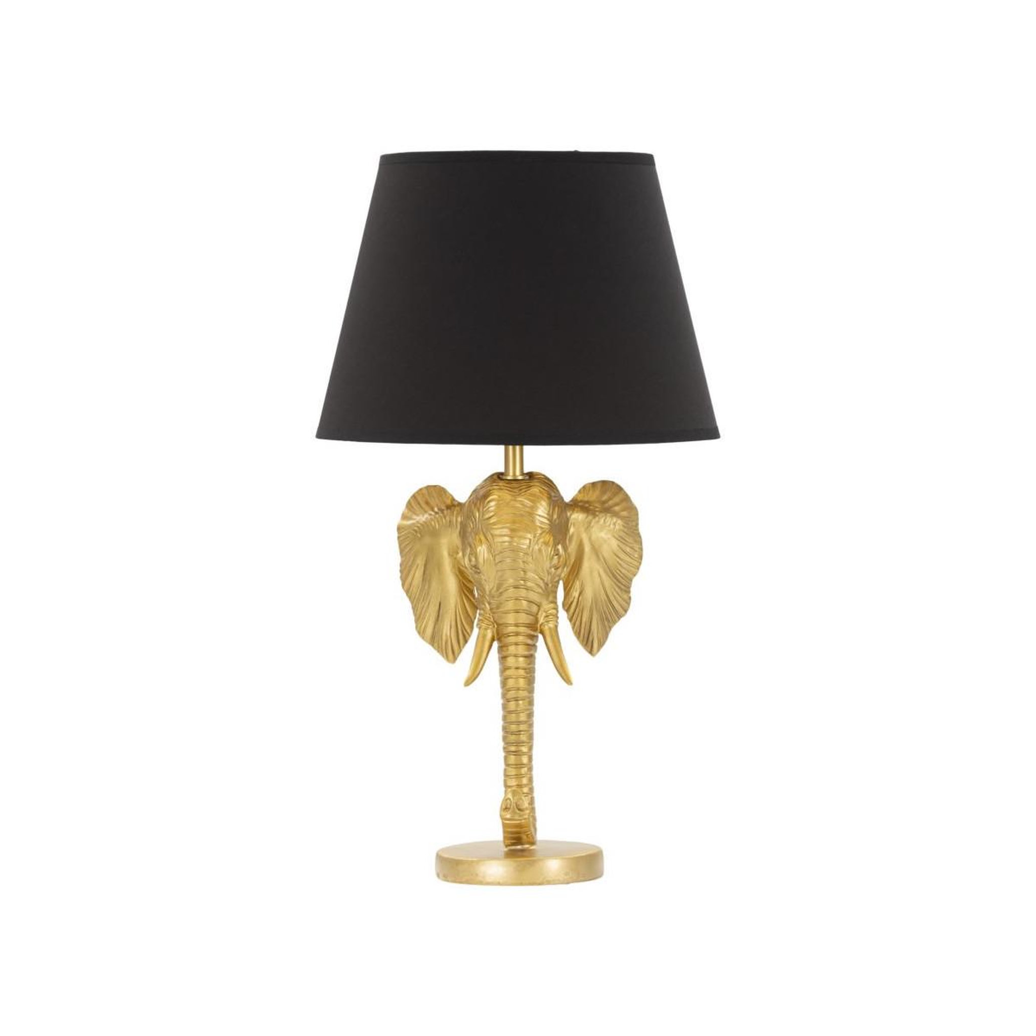 Paris Prix Lampe à poser design  elephant  59cm or & noir