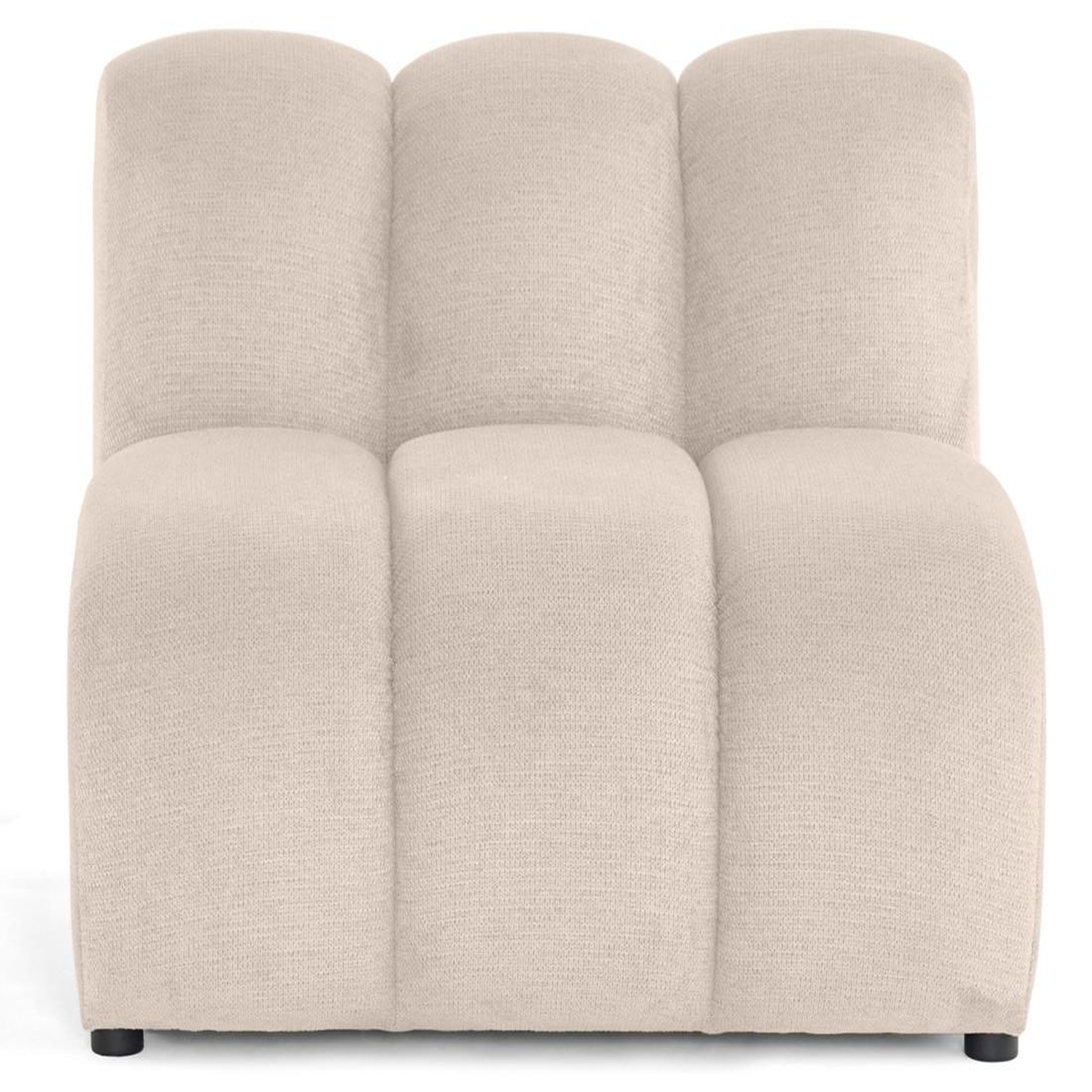 Voir la diapositive 1 : BEST MOBILIER Debbie - module d'assise en tissu texturé