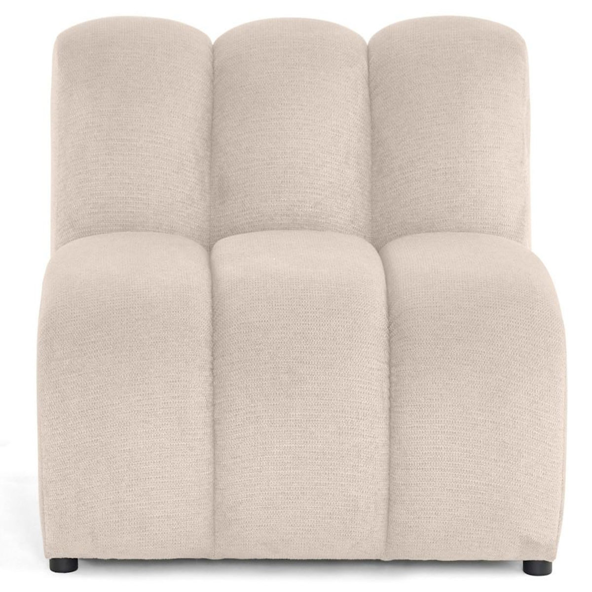 LISA DESIGN Debbie - module d'assise en tissu texturé