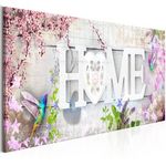 Paris Prix Tableau Imprimé  Home & Hummingbirds Pink Narrow. Coloris disponibles : Multicolore