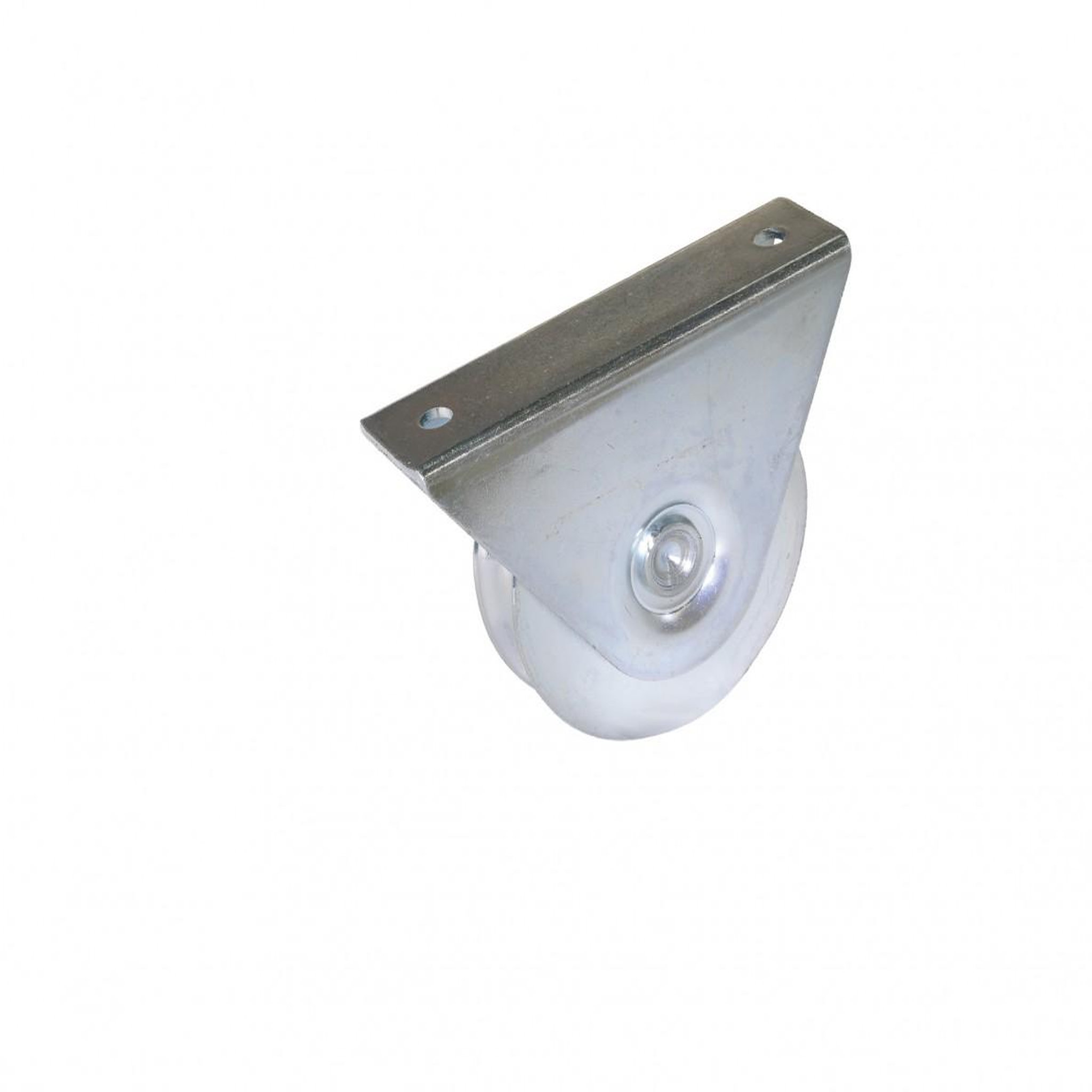 CENTRALE BRICO Roue à support extérieur acier zingué, H.85 x L.120 x P.36 mm