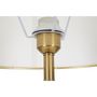 Voir la diapositive 3 : Paris Prix Lampadaire en Métal  Whity  160cm Blanc & Or