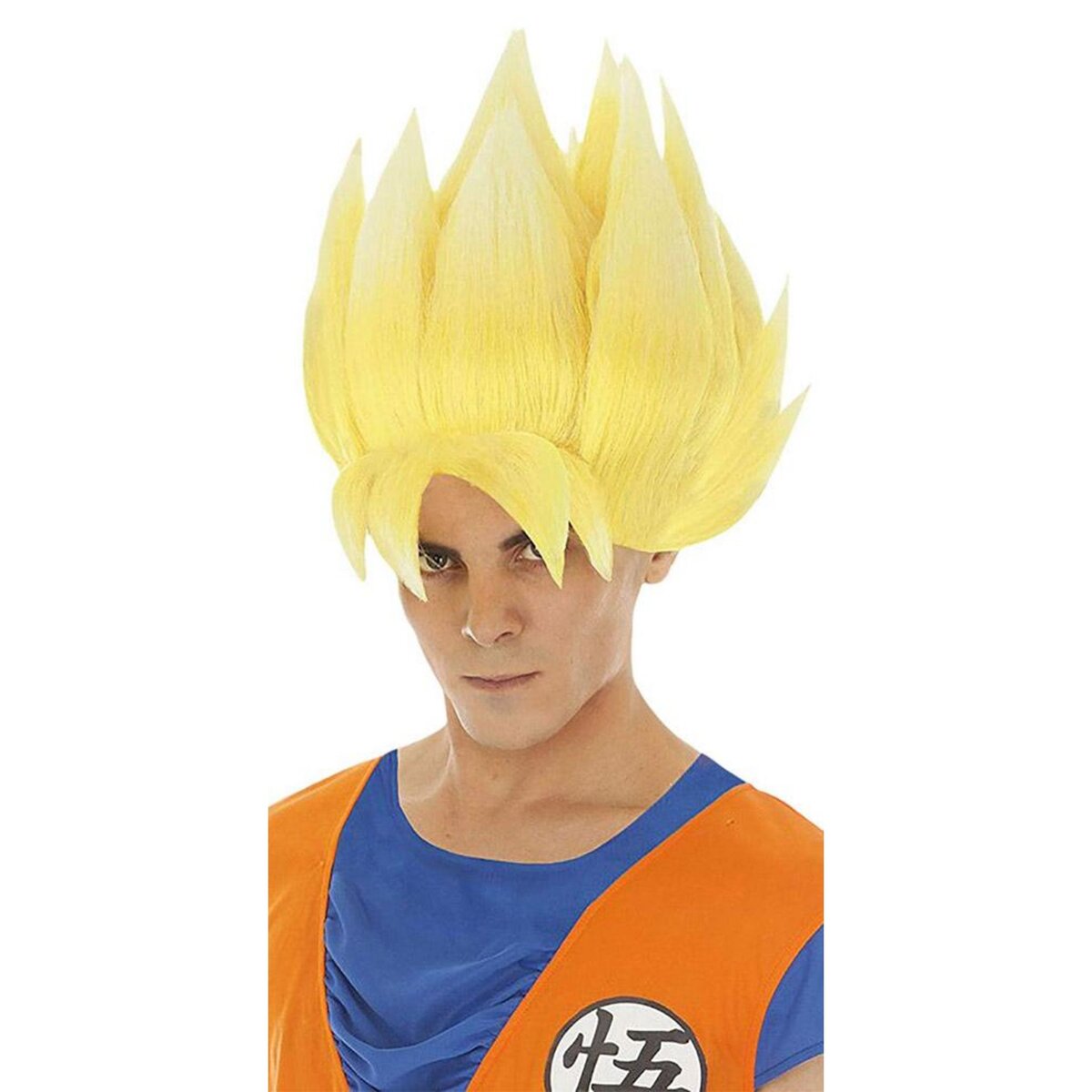 CHAKS Perruque Goku Saiyan Blond - Dragon Ball Z - Adulte