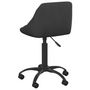Voir la diapositive 5 : VIDAXL Chaise de salle a manger Noir Velours