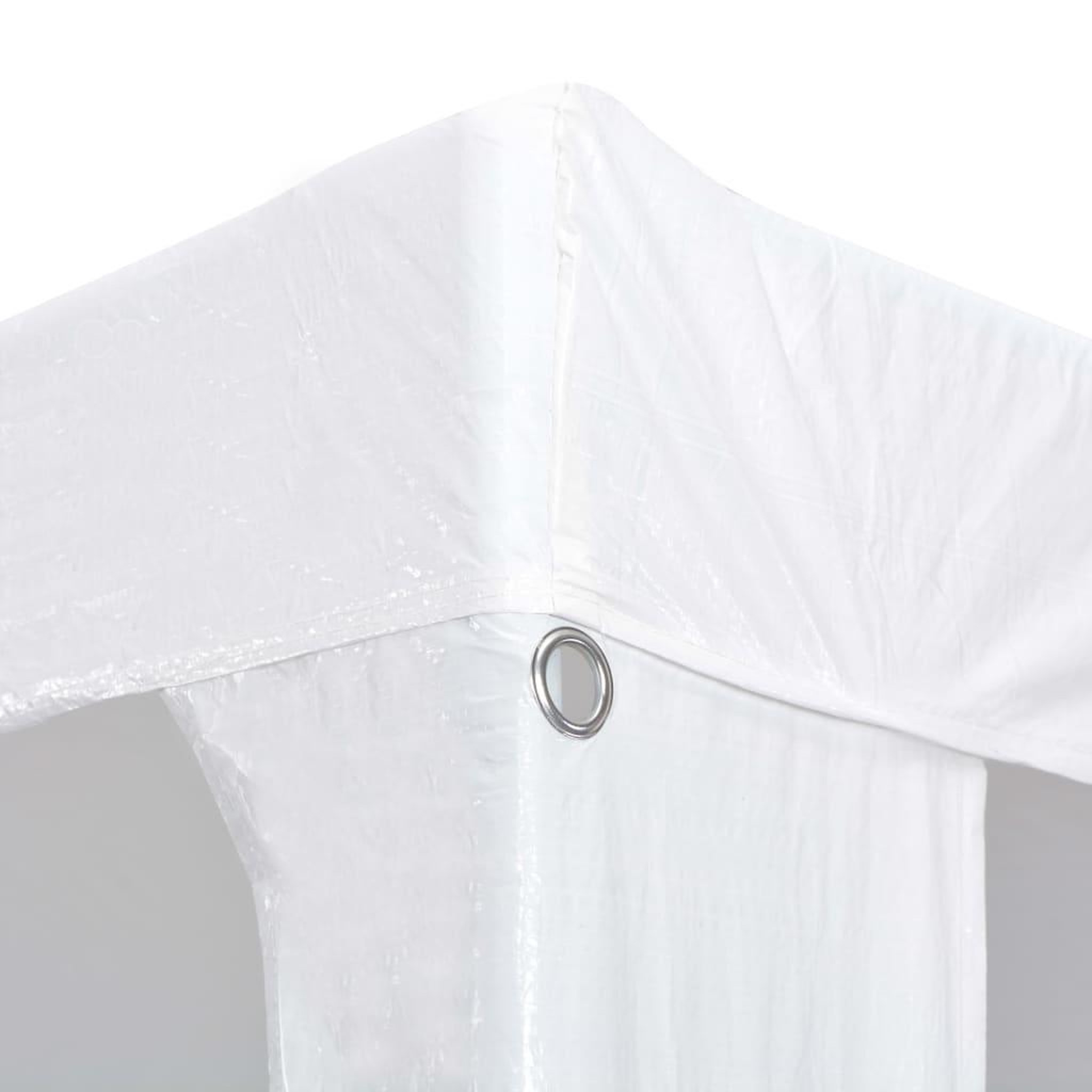Voir la diapositive 4 : VIDAXL Tente de reception 3x12 m PE Blanc