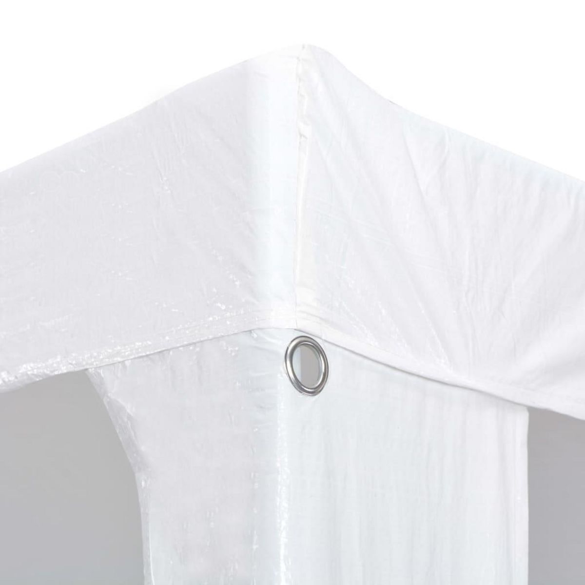 VIDAXL Tente de reception 3x12 m PE Blanc