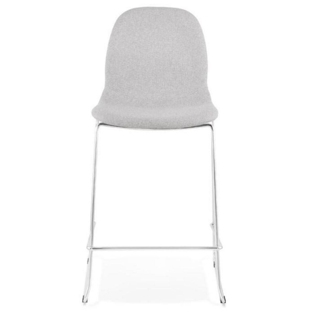 Paris Prix Tabouret de Bar  Tanjan  101cm Gris & Chromé