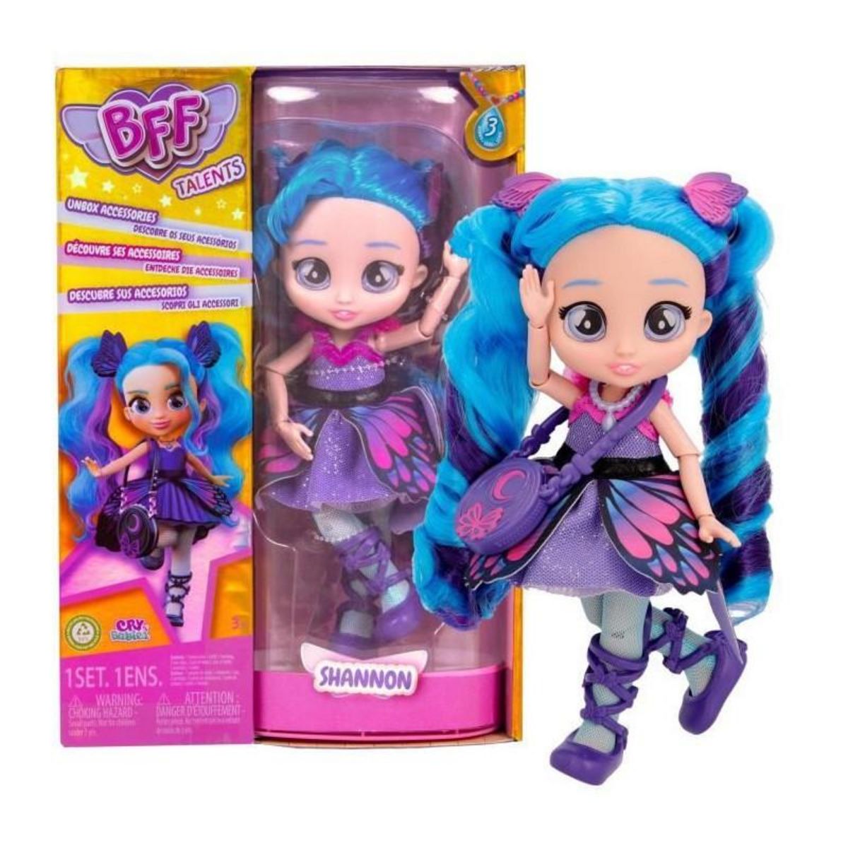 IMC Toys Poupée Cry Babies BFF Série 3 - Shannon