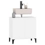 Voir la diapositive 4 : VIDAXL Meuble d'evier blanc 58x33x60 cm bois d'ingenierie