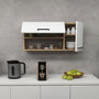 Voir la diapositive 3 : Habitat et Jardin Buffet en bois  Akasya  - 90 x 24 x 52 cm - Blanc