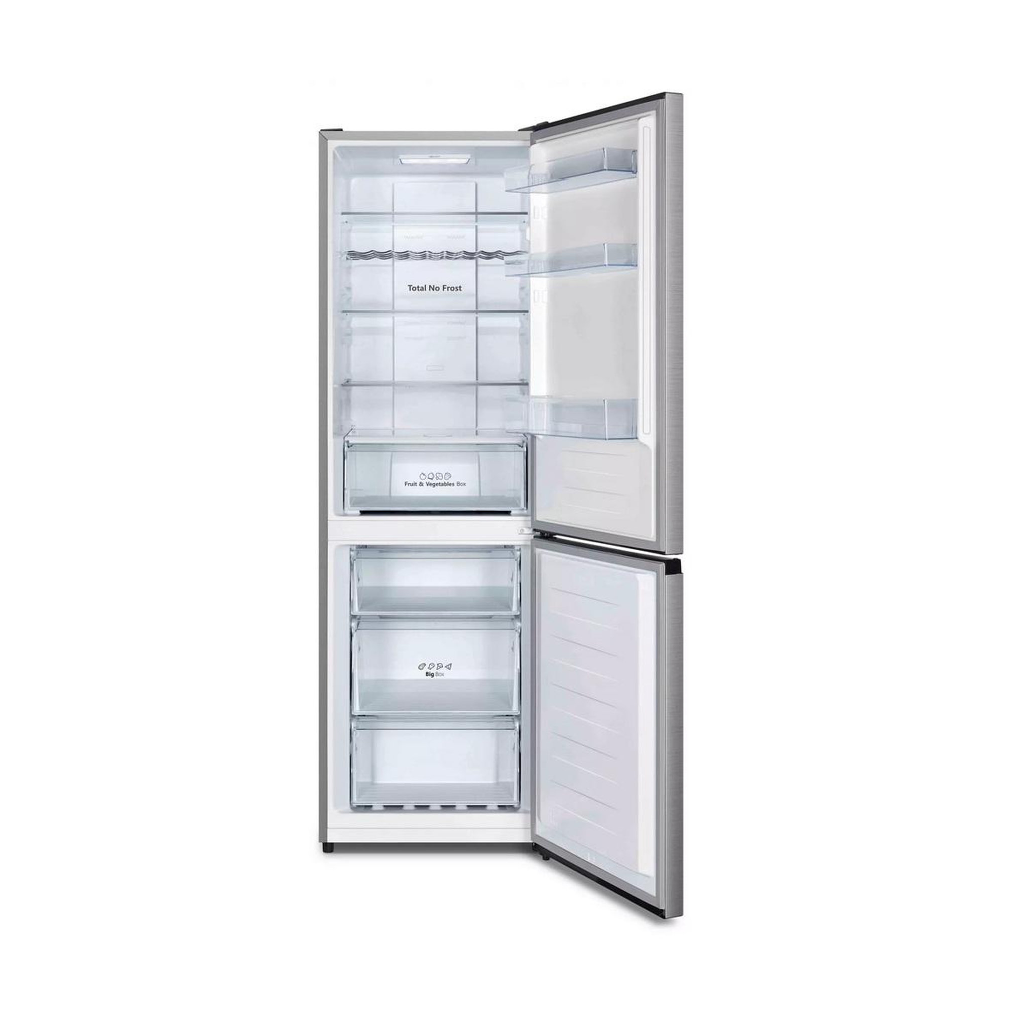 Voir la diapositive 3 : Hisense Réfrigérateur combiné 60cm 304l inox - FCN300BCC