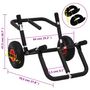 Voir la diapositive 6 : VIDAXL Chariot de SUP pour 2 planches de surf pliable 90 kg aluminium