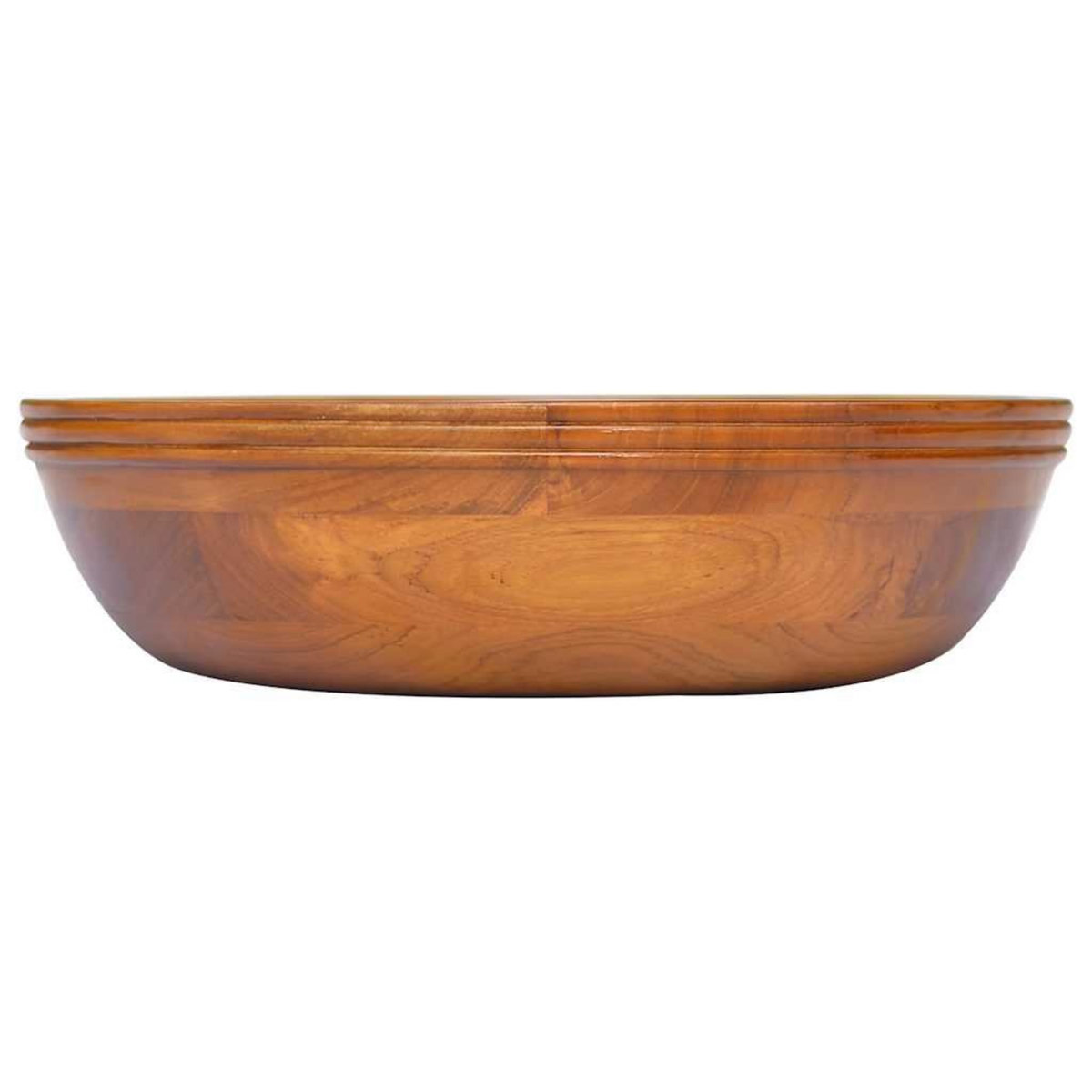 VIDAXL Lavabo Bois de teck massif Φ40x10 cm