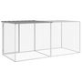 Voir la diapositive 5 : VIDAXL Poulailler avec toit gris clair 203x98x90 cm acier galvanise