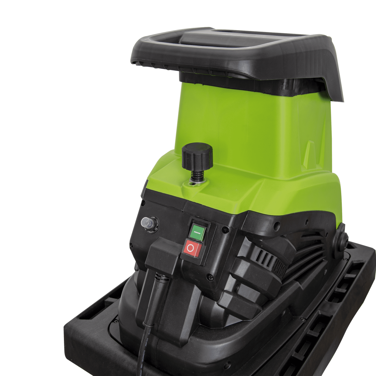 VITO Broyeur de végétaux 2500W Bac 45L Coupe Branches 45mm Elagage Jardinage Taillage VITO