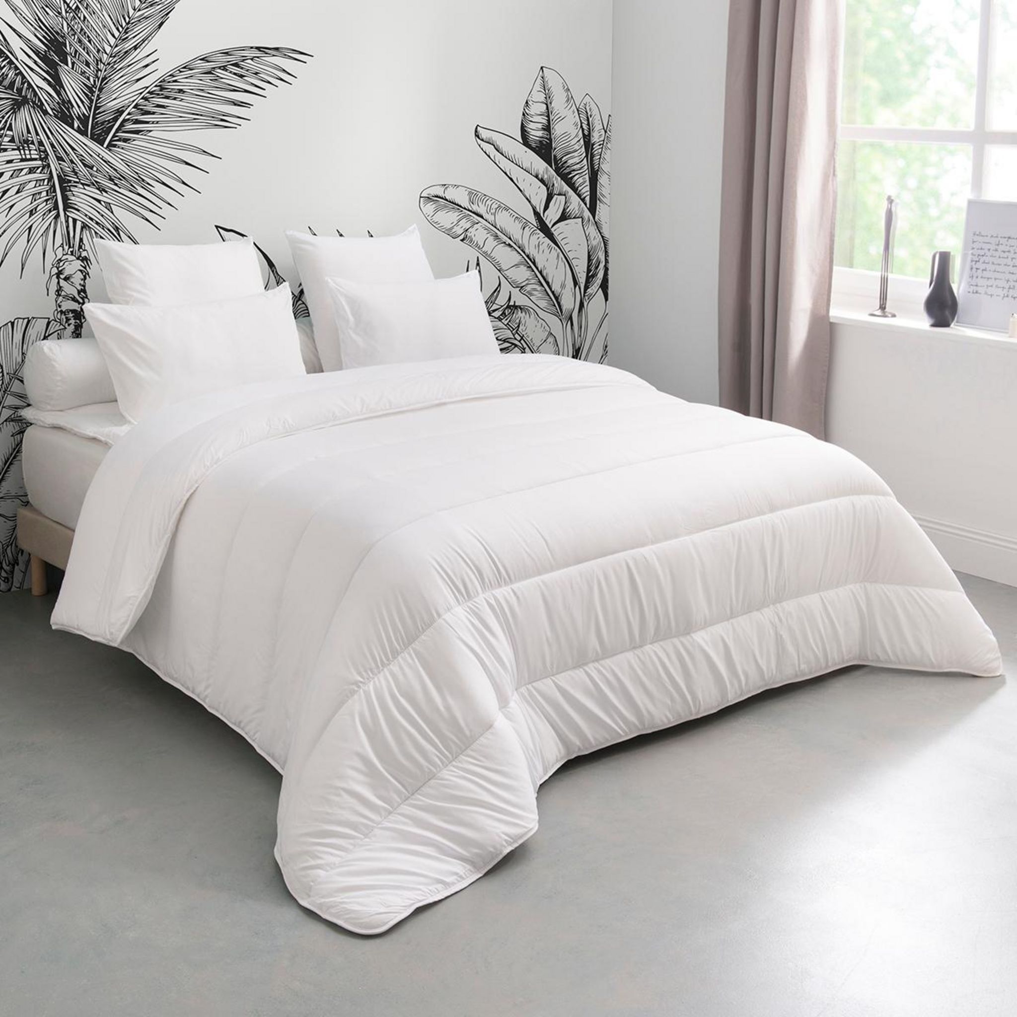 DUNLOPILLO Couette Ultra Gonflante Chaude. Coloris disponibles : Blanc