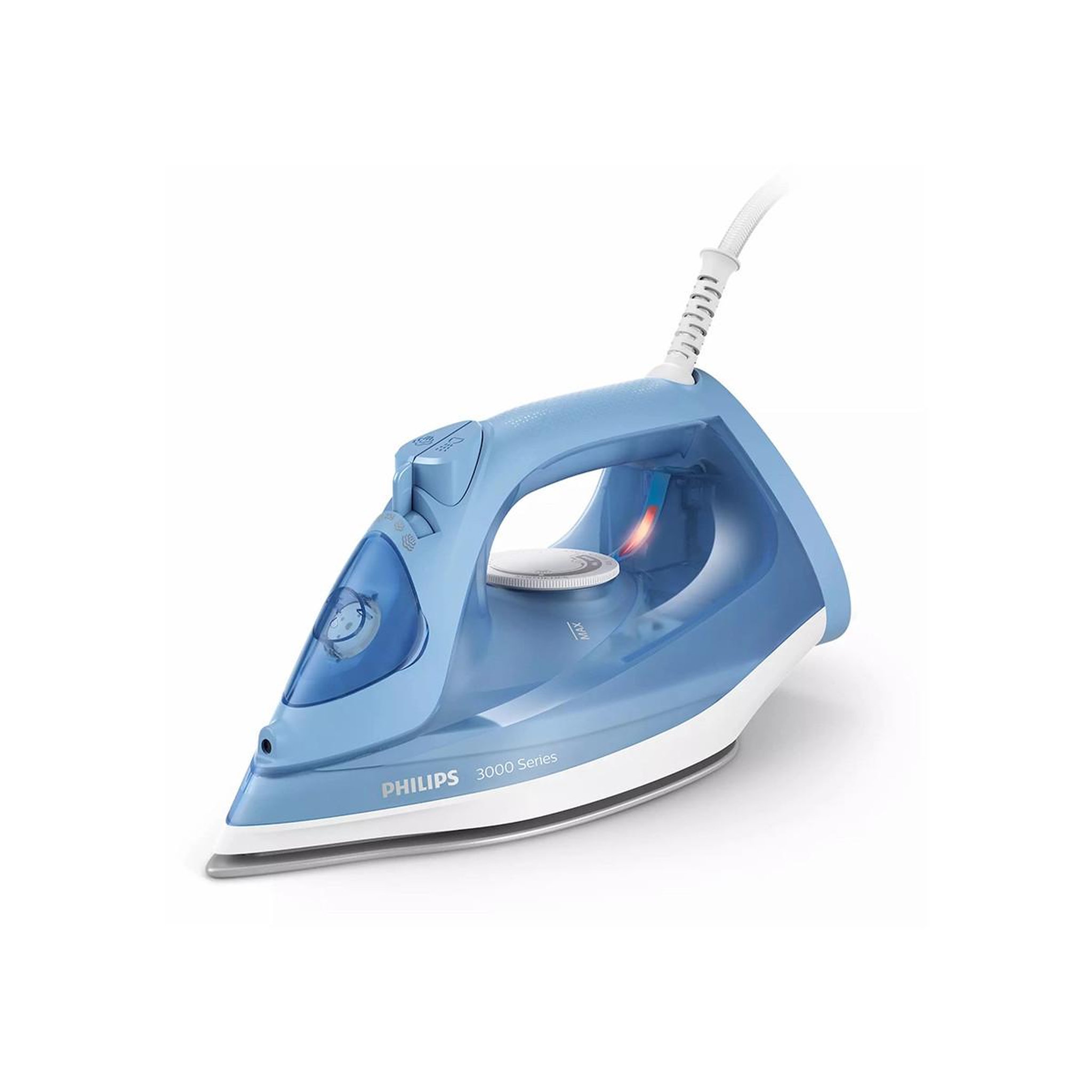 Voir la diapositive 2 : Philips Fer à vapeur Philips DST3020/20 bleu