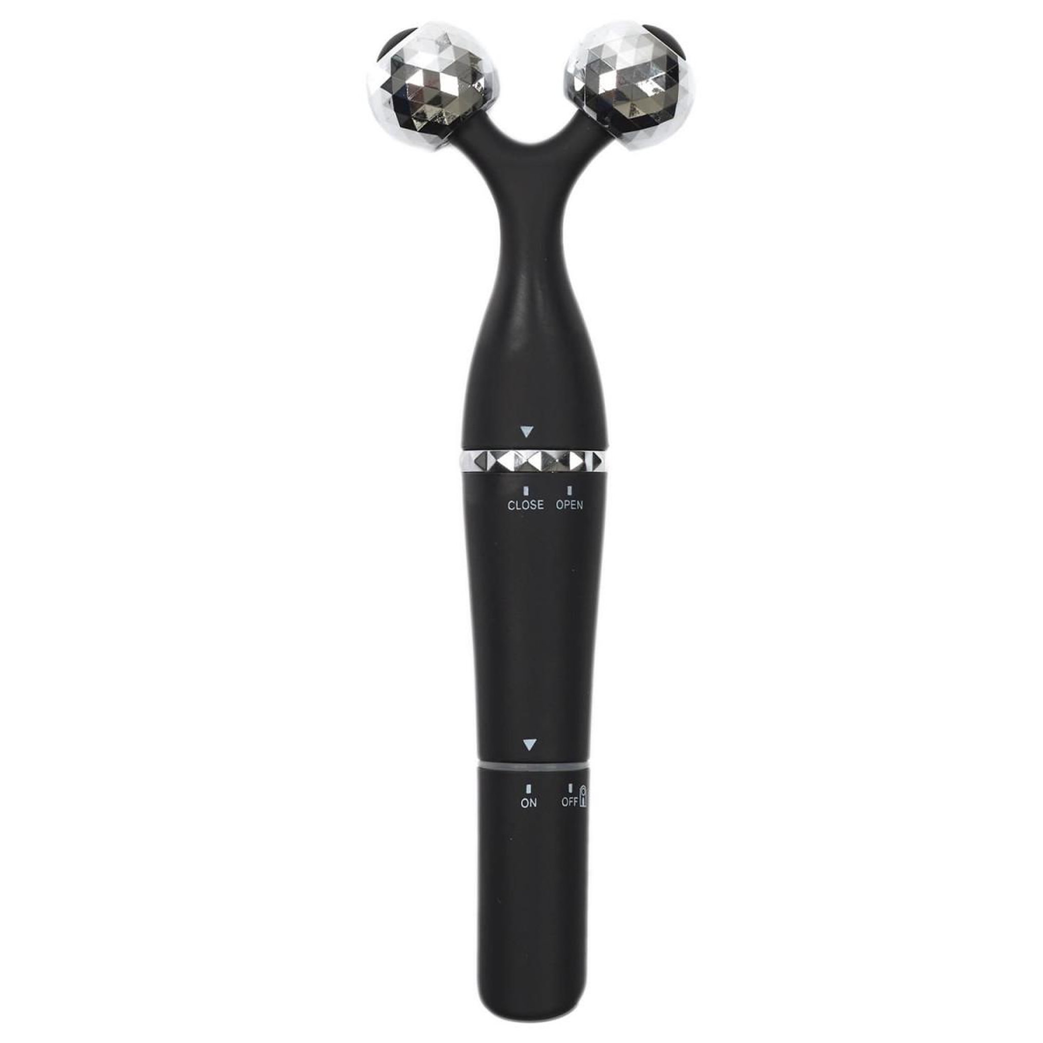 Cosmetic Club Mini masseur pour visage  3 en 1  12cm noir