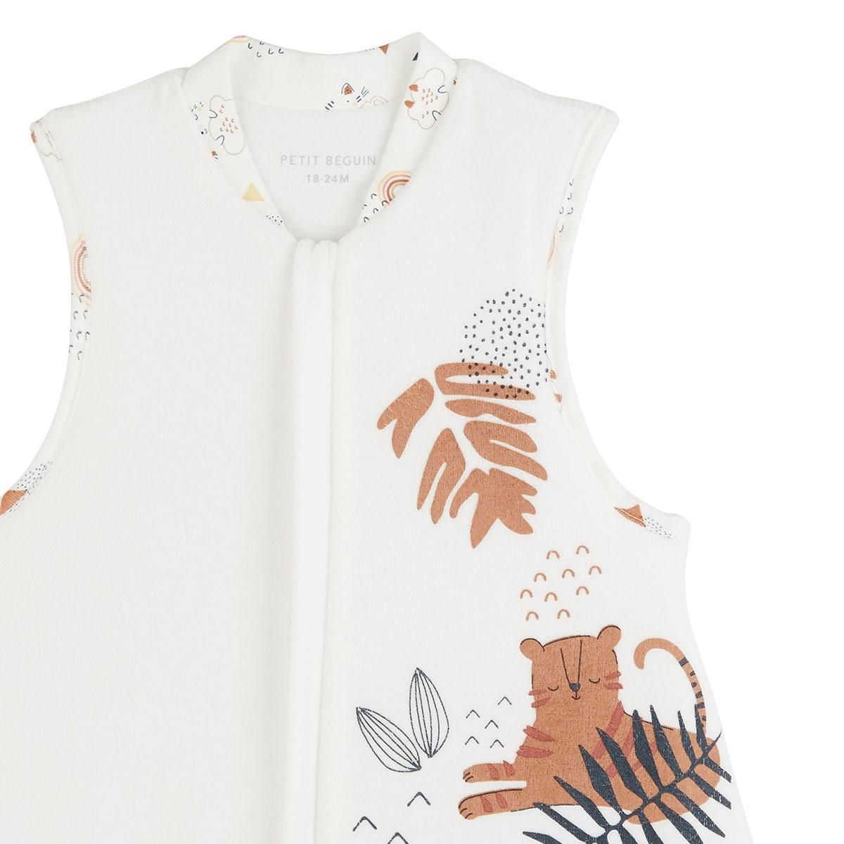 Petit Béguin Turbulette d'hiver en velours avec pieds retroussables Gaufrette