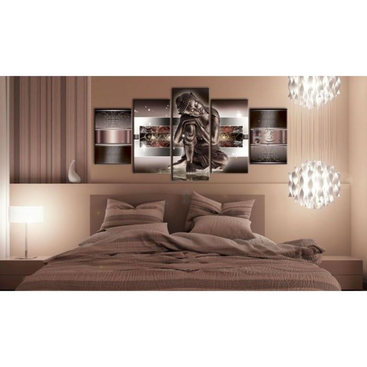 Paris Prix Tableau Imprimé  Sleeping Buddha in Reds