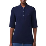 Lacoste Polo Marine Femme Lacoste Polo Slim Fit. Coloris disponibles : Bleu