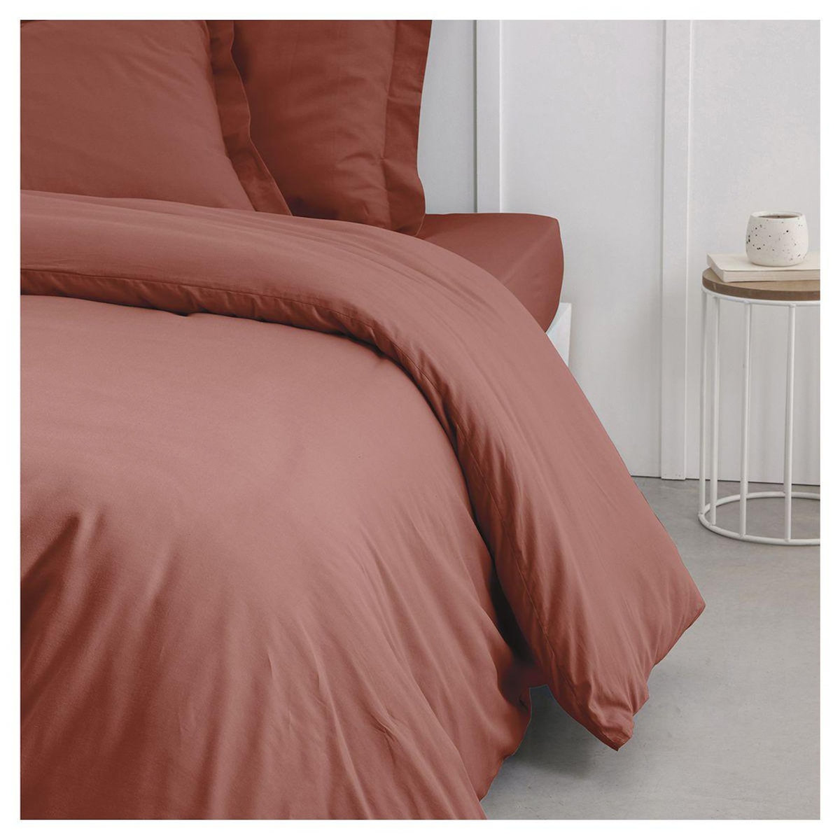 TODAY Housse de Couette unie en Coton 57 fils