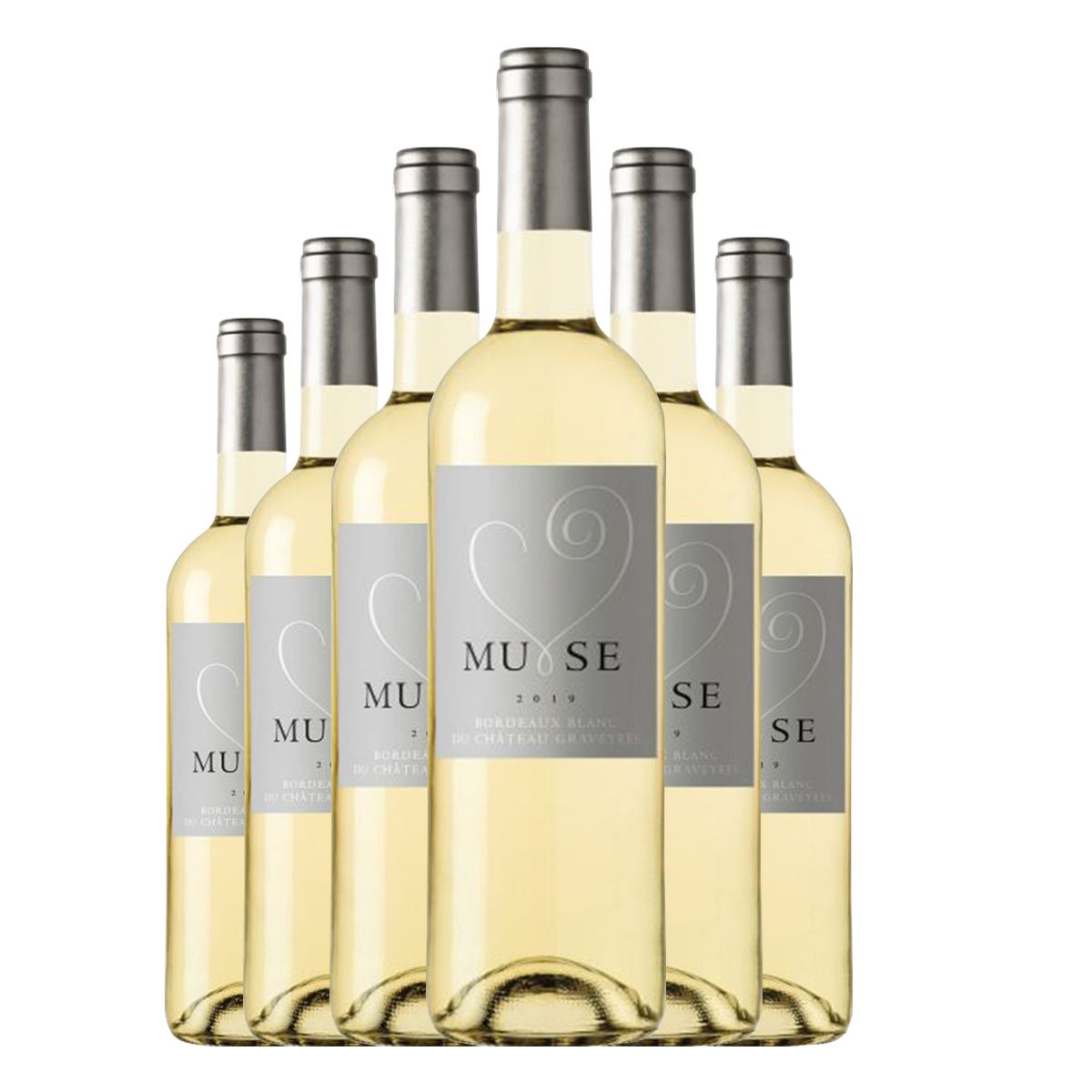 Château Graveyres cuvée Muse blanc 2019 6x75cl