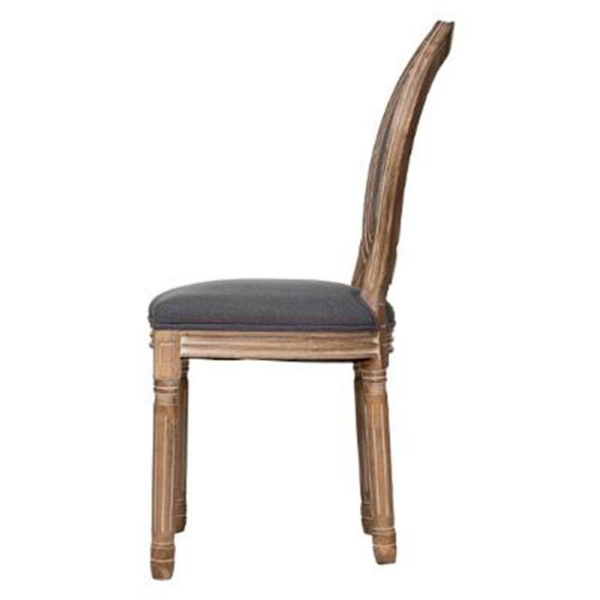 Voir la diapositive 2 : ATMOSPHERA Lot de 2 Chaises Design  Cleon  96cm Gris