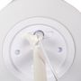 Voir la diapositive 3 : Paris Prix Lampe à Poser Extérieur  Rechargeable  40cm Blanc