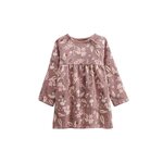 Petit Béguin Robe enfant en molleton Sora. Coloris disponibles : Rose