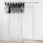 Paris Prix Rideau Voilage à Passants  Palmira  140x240cm Noir