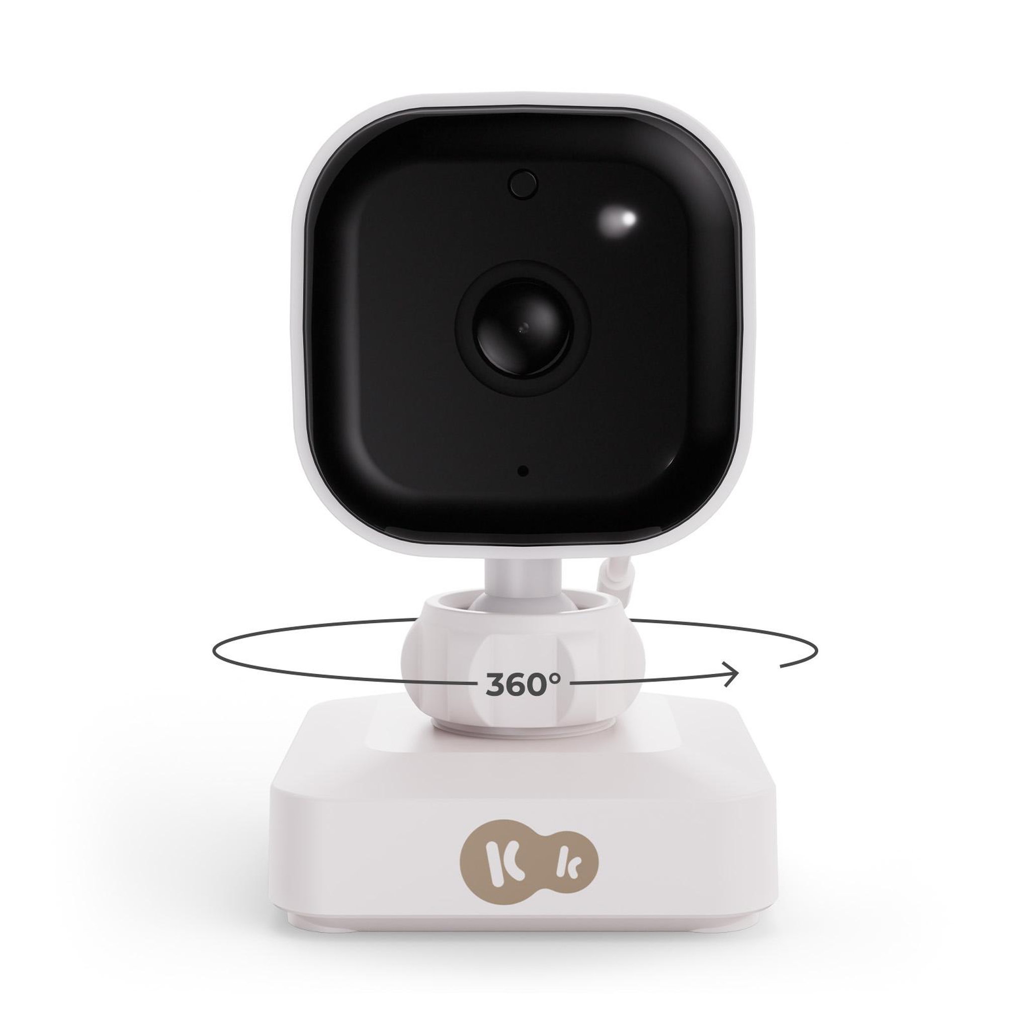 Voir la diapositive 2 : KINDERKRAFT Babyphone Kinderkraft NITEEYE TRAVEL portable sans Wi-Fi, caméra et écran 4,3 pouces, VOX, vision nuit, voyage bébé, Blanc