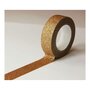  Masking tape - Cuivre - Paillettes - Repositionnable - 15 mm x 10 m
