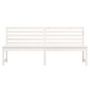 Voir la diapositive 4 : VIDAXL Banc de jardin blanc 201,5 cm bois massif de pin