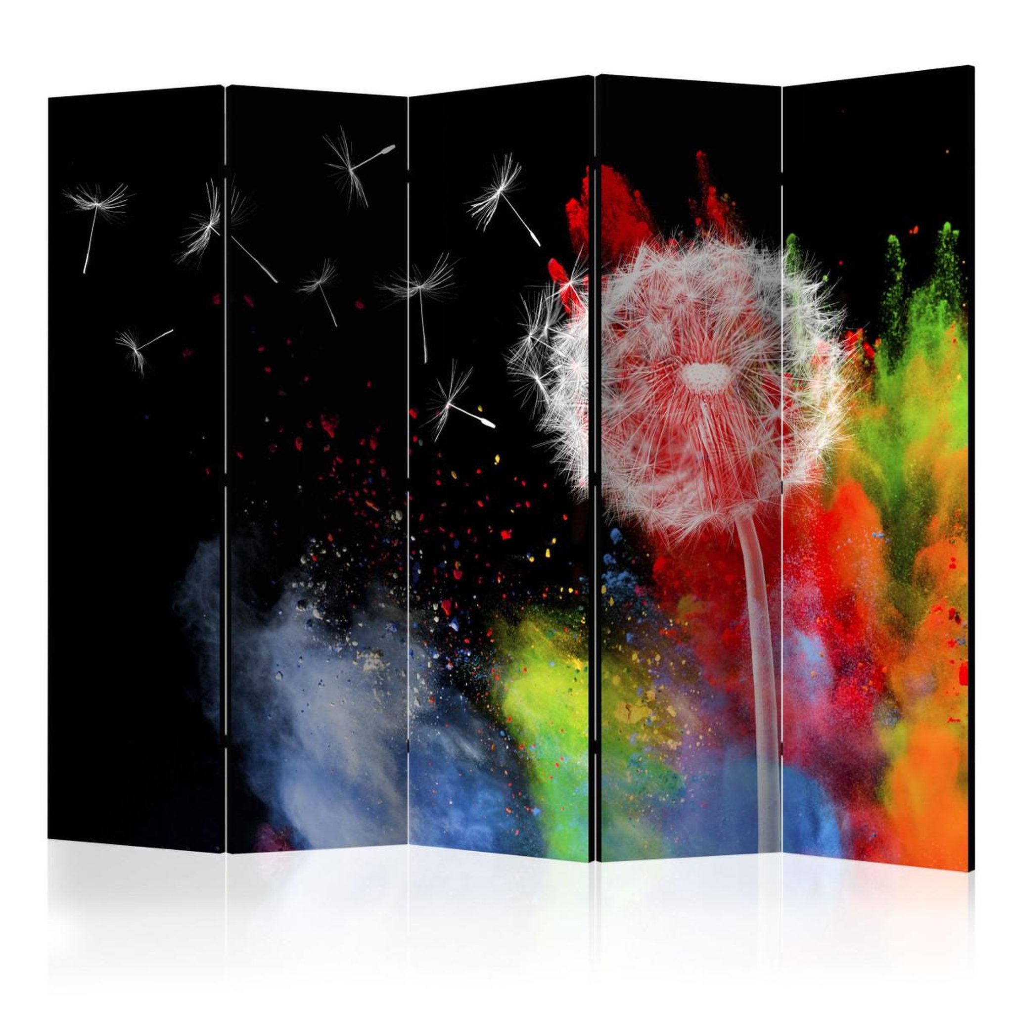 Paris Prix Paravent 5 volets  colourful element  172x225cm