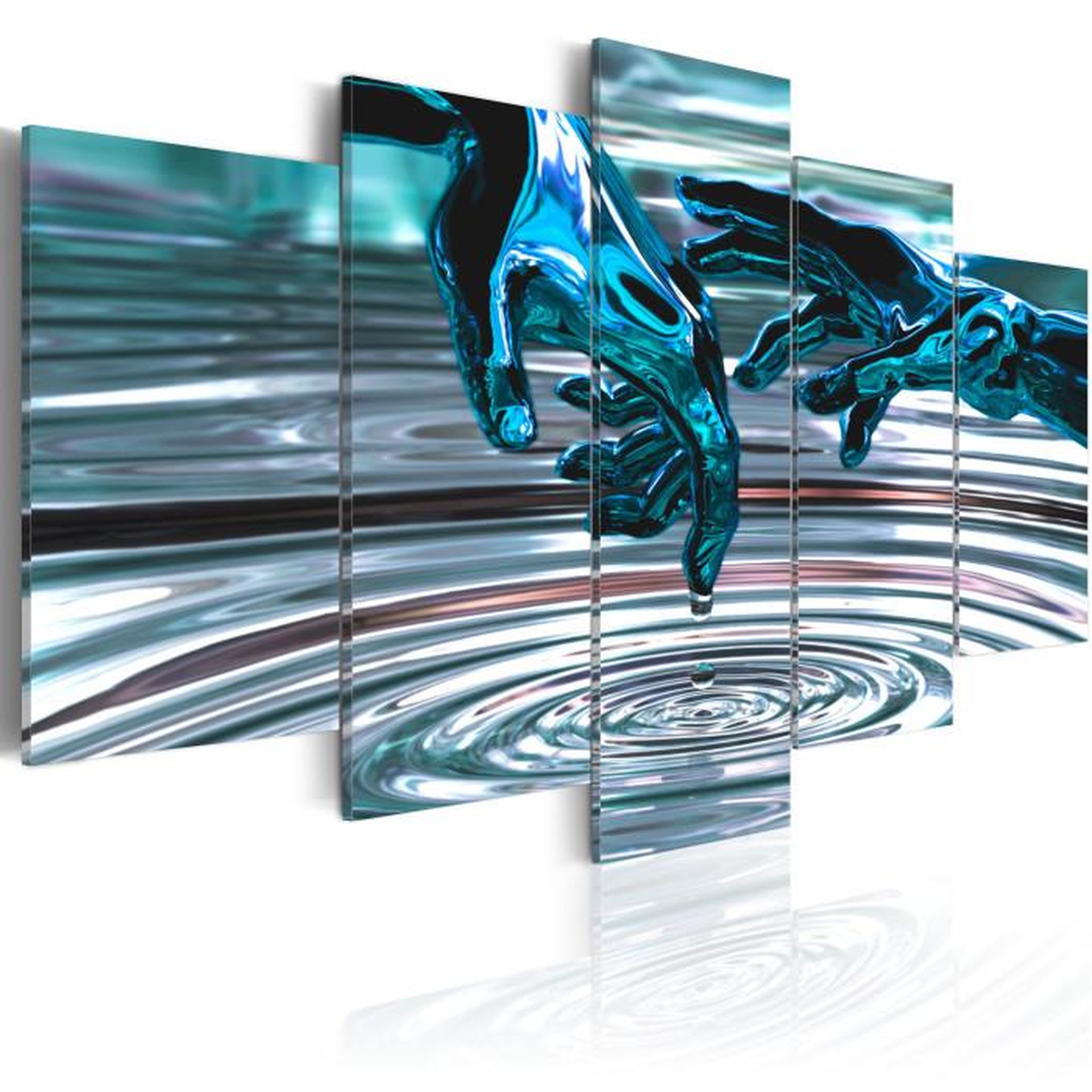 Paris Prix Tableau Imprimé  Cercles Aquatiques. Coloris disponibles : Multicolore