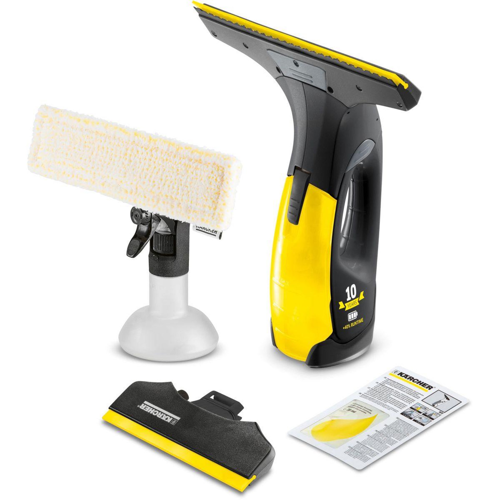 Voir la diapositive 1 : KARCHER Nettoyeur vitres WV2 Premium Edition Spéciale