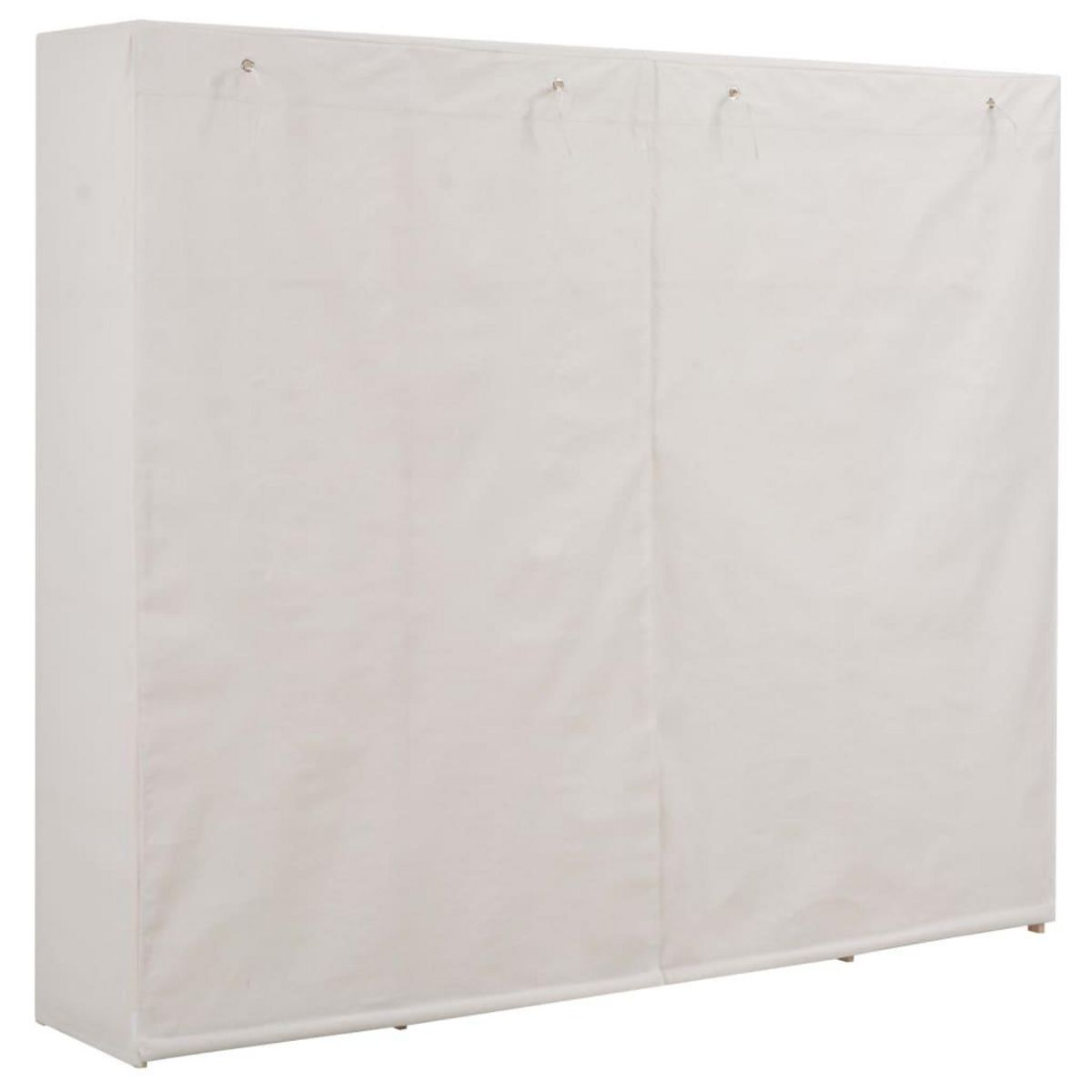 VIDAXL Garde-robe Blanc 200 x 40 x 170 cm Tissu
