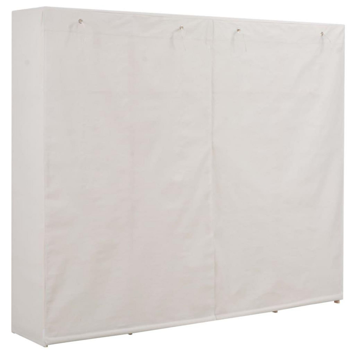 VIDAXL Garde-robe Blanc 200 x 40 x 170 cm Tissu