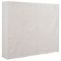Voir la diapositive 2 : VIDAXL Garde-robe Blanc 200 x 40 x 170 cm Tissu