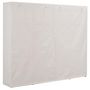 Voir la diapositive 2 : VIDAXL Garde-robe Blanc 200 x 40 x 170 cm Tissu