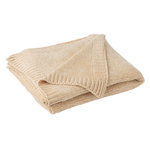 Paris Prix Plaid Uni Chenille  Bradly  130x170cm Beige