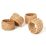 Paris Prix Lot de 4 Ronds de Serviette  Jute  4cm Naturel