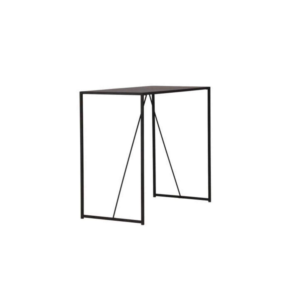Paris Prix Table de Bar  Brea  120cm Noir