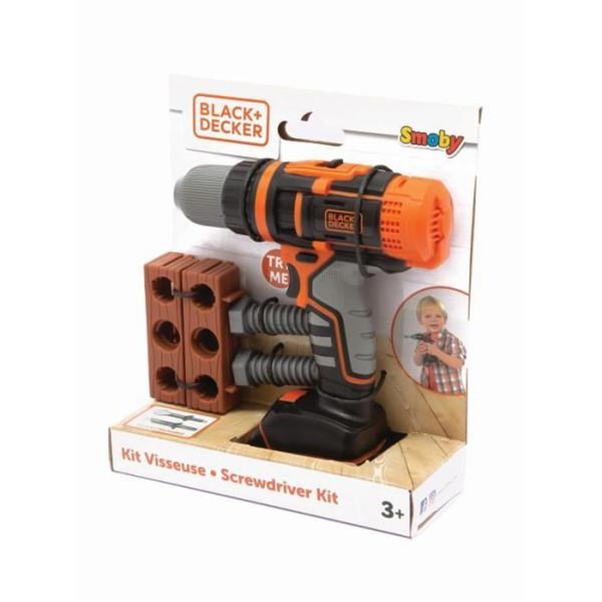 SMOBY Smoby - black+decker - perceuse visseuse mécanique